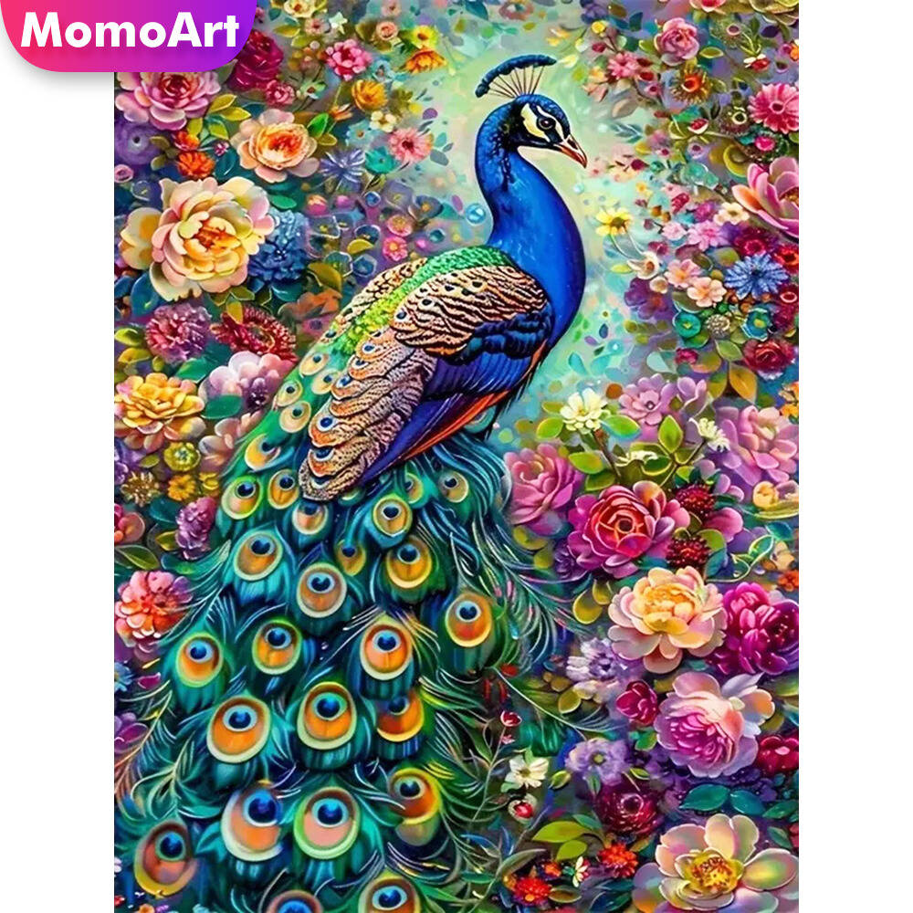 Embroidery Daisy - Momoart gato pintura diamante animal colorido