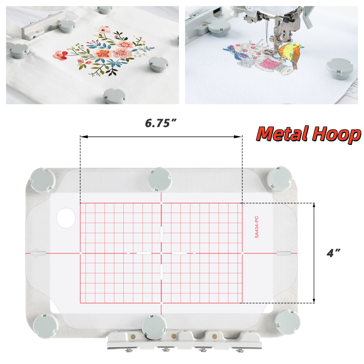Embroidery Generator - Aro Magnético de Bordado em Metal