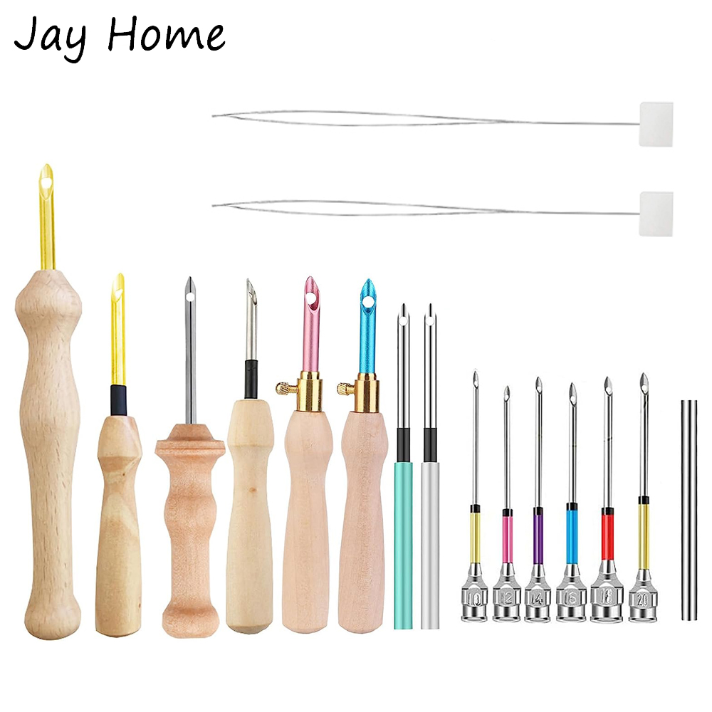 Punch Needle Handle - Conjunto De Agulha De Soco De