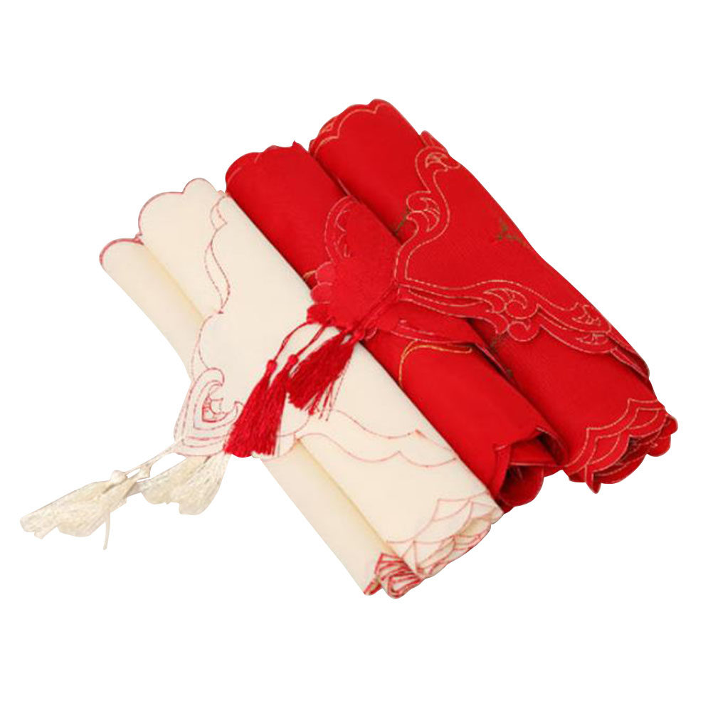 Toalha de Mesa Bordada de Nata - Embroidery Xmas Decorations avaliação e preço