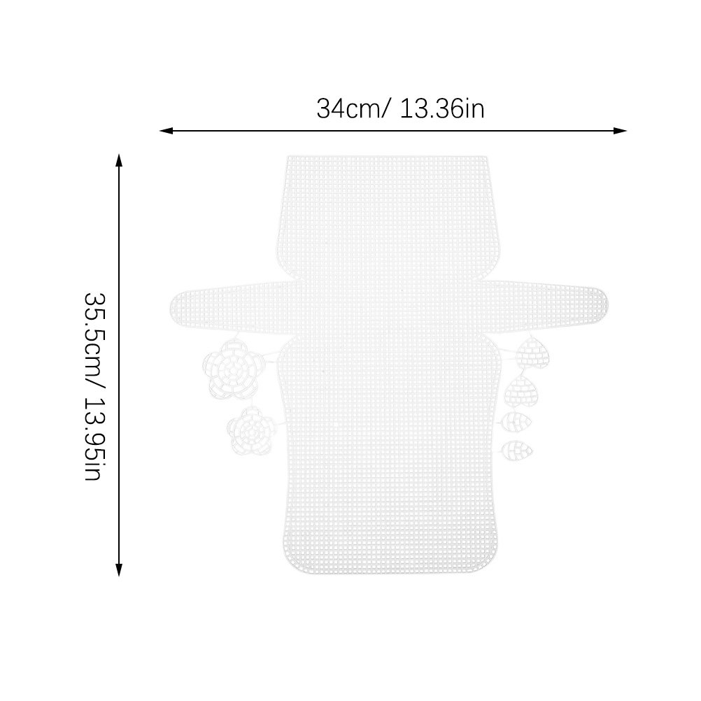 5 Peças de Telas Plásticas Ver - Embroidery Sheet avaliação e preço