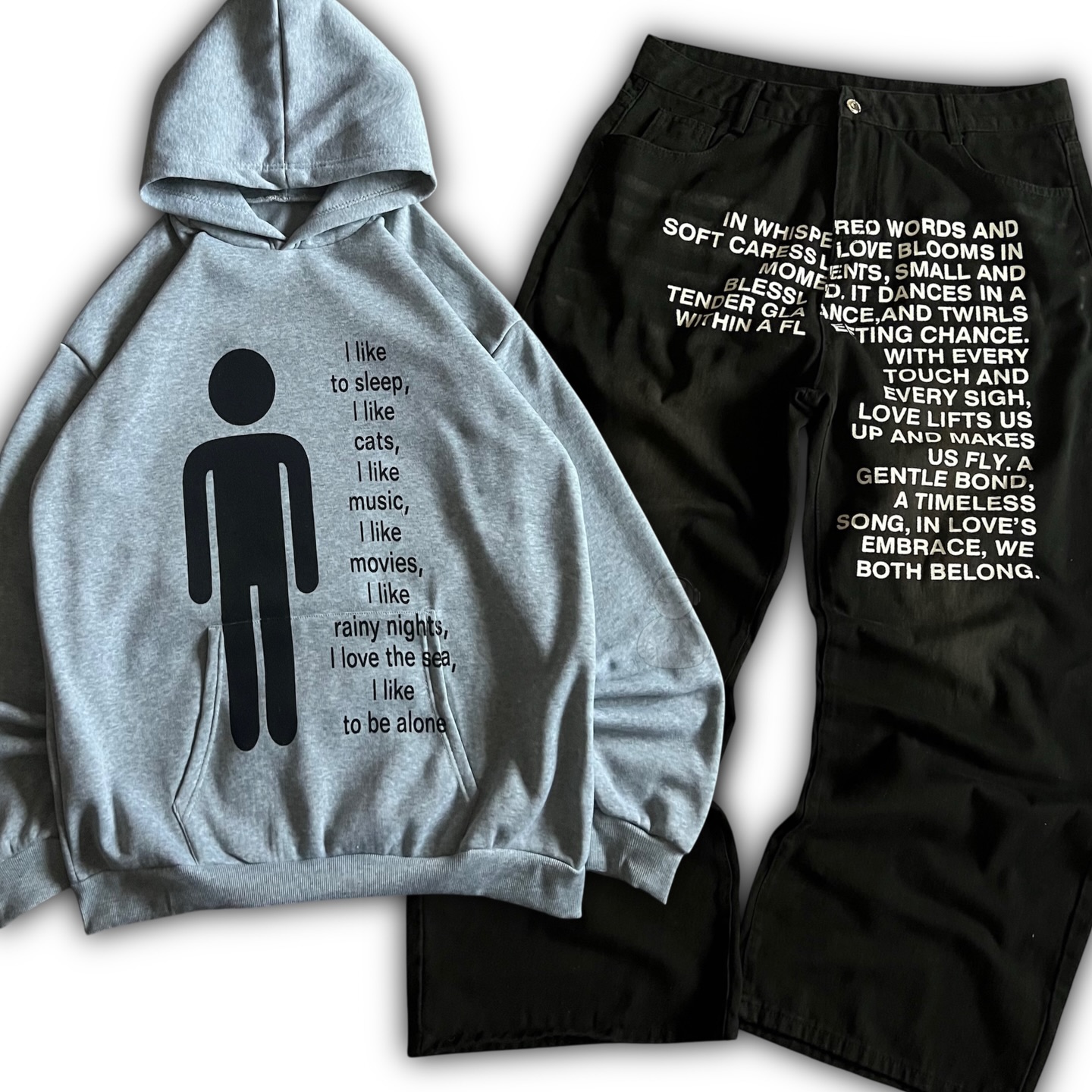 Conjuntos de Hoodies Masculino - Embroidery Cotton avaliação e preço
