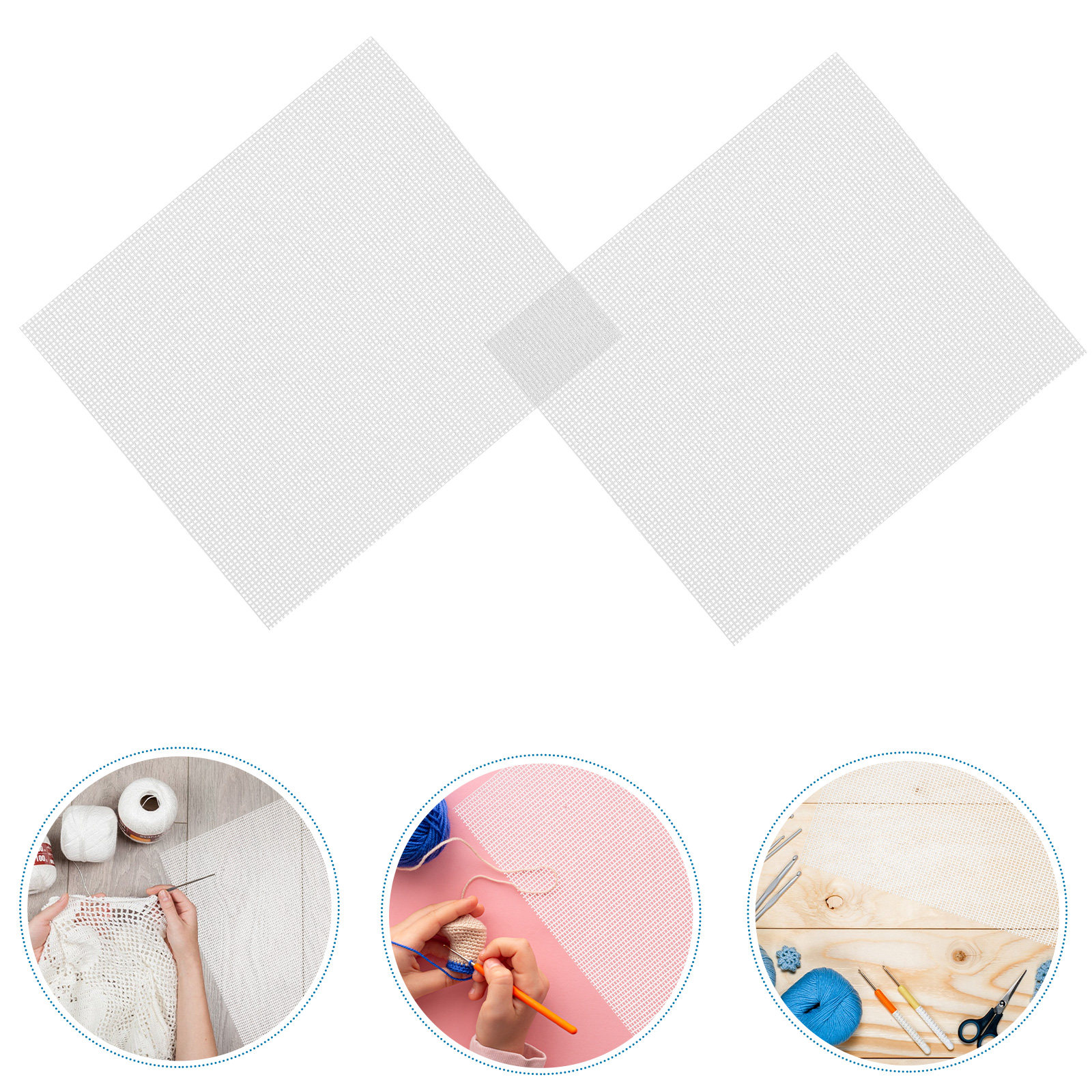4 Peças de Telas Plásticas de  - Embroidery Sheet avaliação e preço