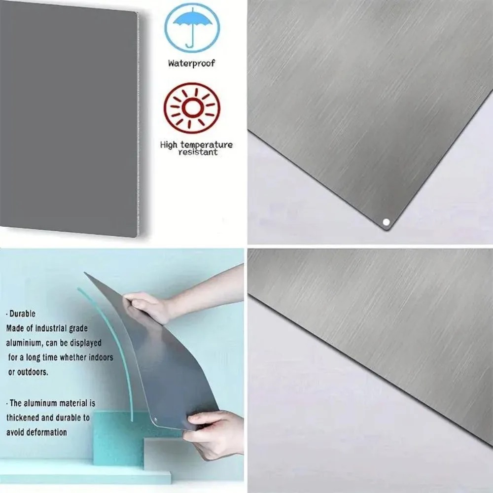 1 unidade Placa de Metal Rústi - Embroidery Water avaliação e preço