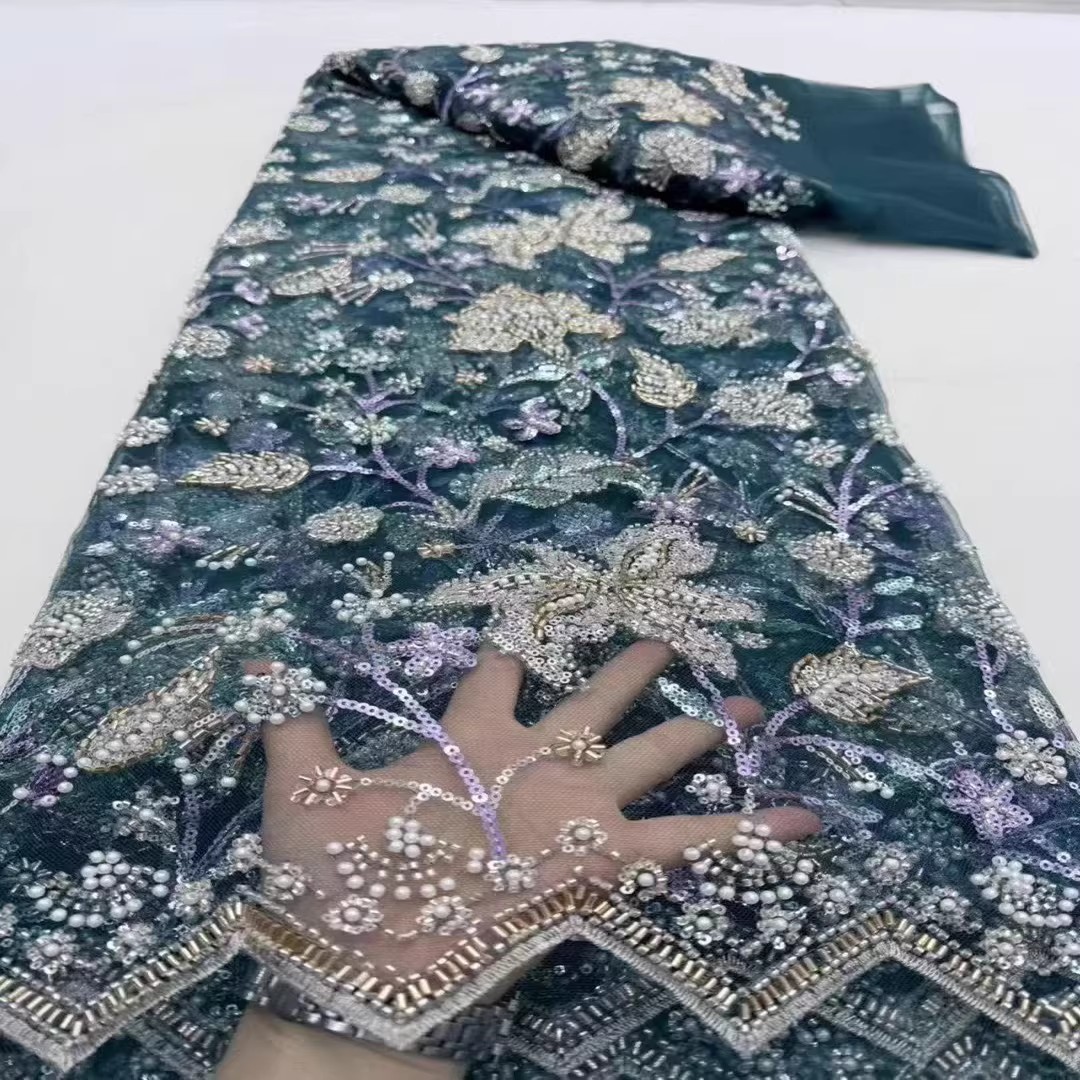 Tecido de bordado com lantejou - Embroidery Youtube avaliação e preço