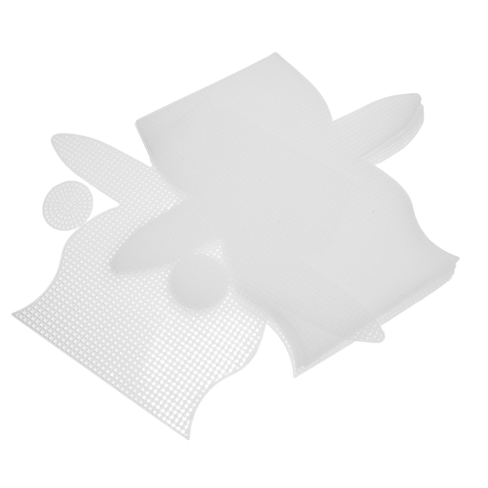 10 Peças de Tela Plástica para - Embroidery Sheet avaliação e preço