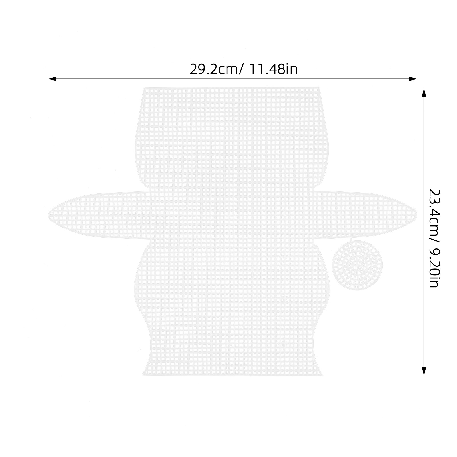 10 Peças de Tela Plástica para - Embroidery Sheet avaliação e preço