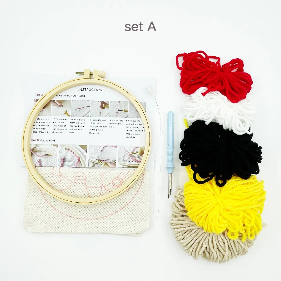 Natal punch agulha bordado kit - Embroidery Xmas Decorations avaliação e preço