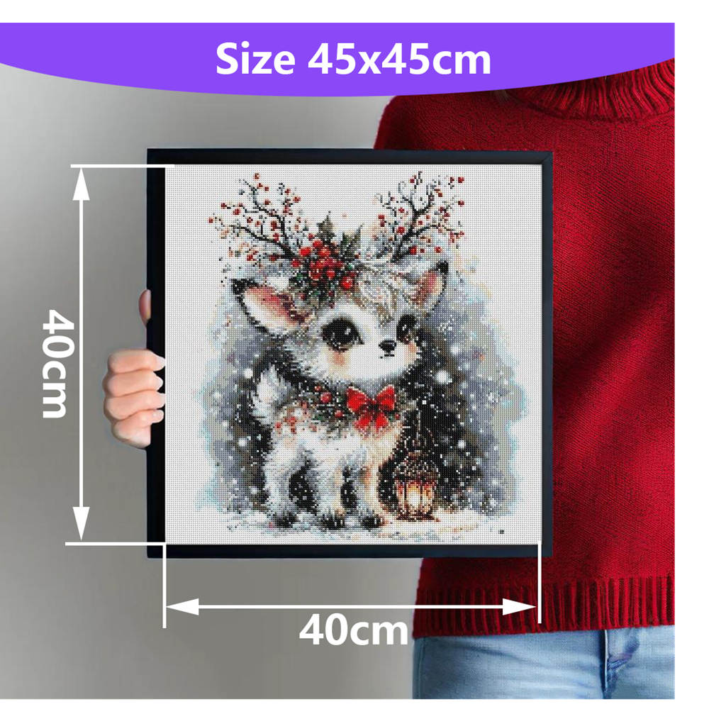 Broca completa diamante bordad - Embroidery Xmas Decorations avaliação e preço