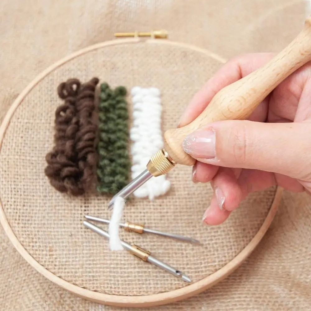 Conjunto de Agulhas de Punção  - Punch Needle Handle avaliação e preço
