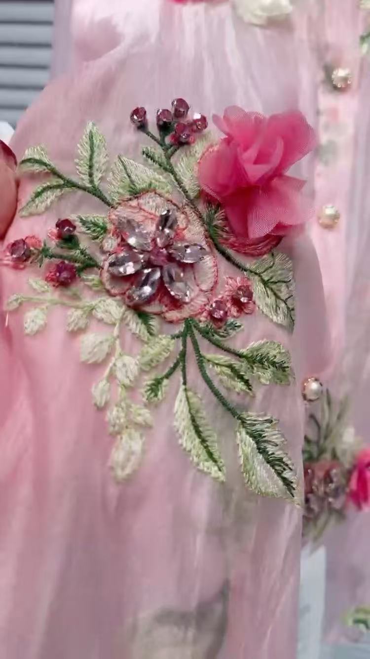 Estilo de luxo flores bordado  - Embroidery Daisy avaliação e preço