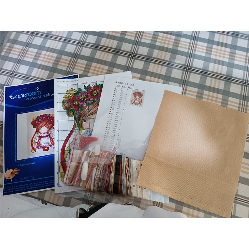 Kit de Ponto Cruz DIY para Dec - Embroidery Lady Bug avaliação e preço