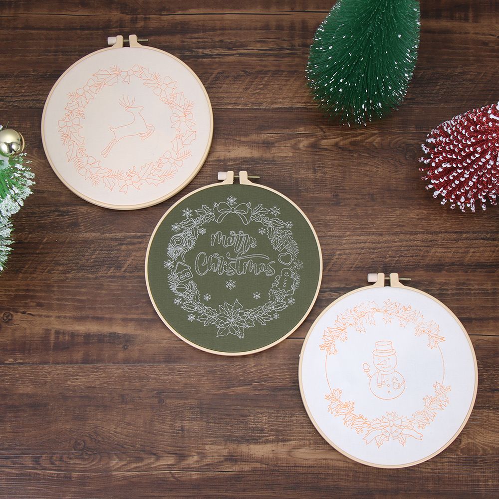 Artes acessórios de costura ag - Embroidery Xmas Ornaments avaliação e preço