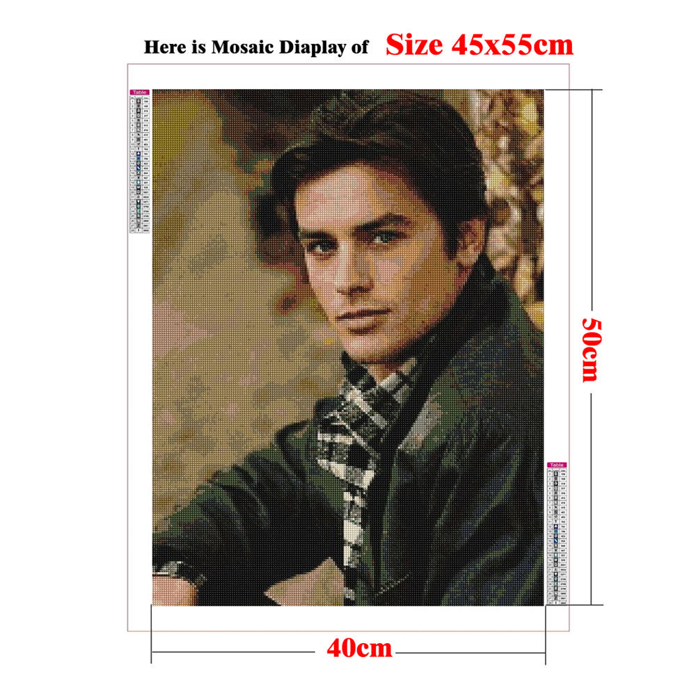 Homem mais bonito da europa 5d - Embroidery Icon avaliação e preço