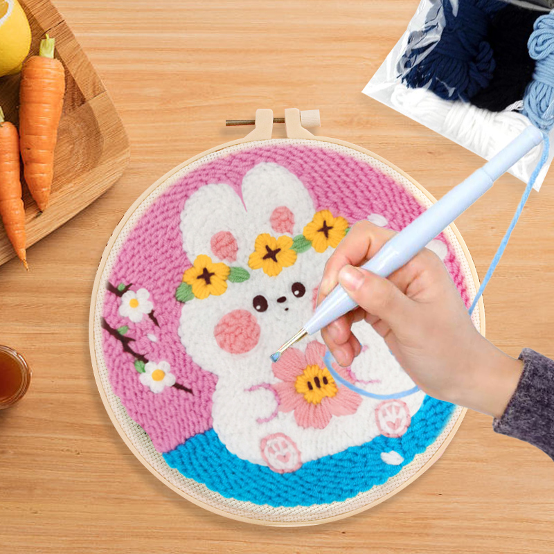 20x20cm kits iniciais de borda - Punch Needle Handle avaliação e preço