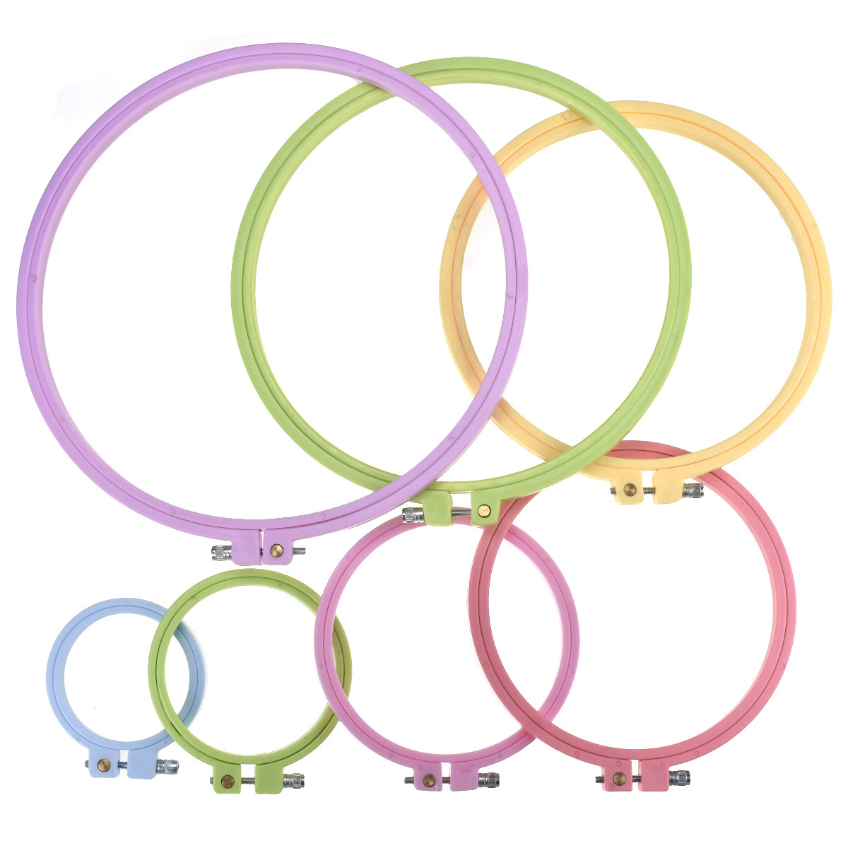 1/7 peças 7-25cm Bastidor de B - Embroidery Hoop avaliação e preço
