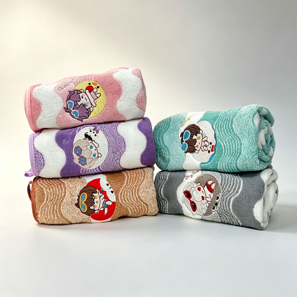 Toalha de Mão de Coral Fleece  - Embroidery Cotton avaliação e preço