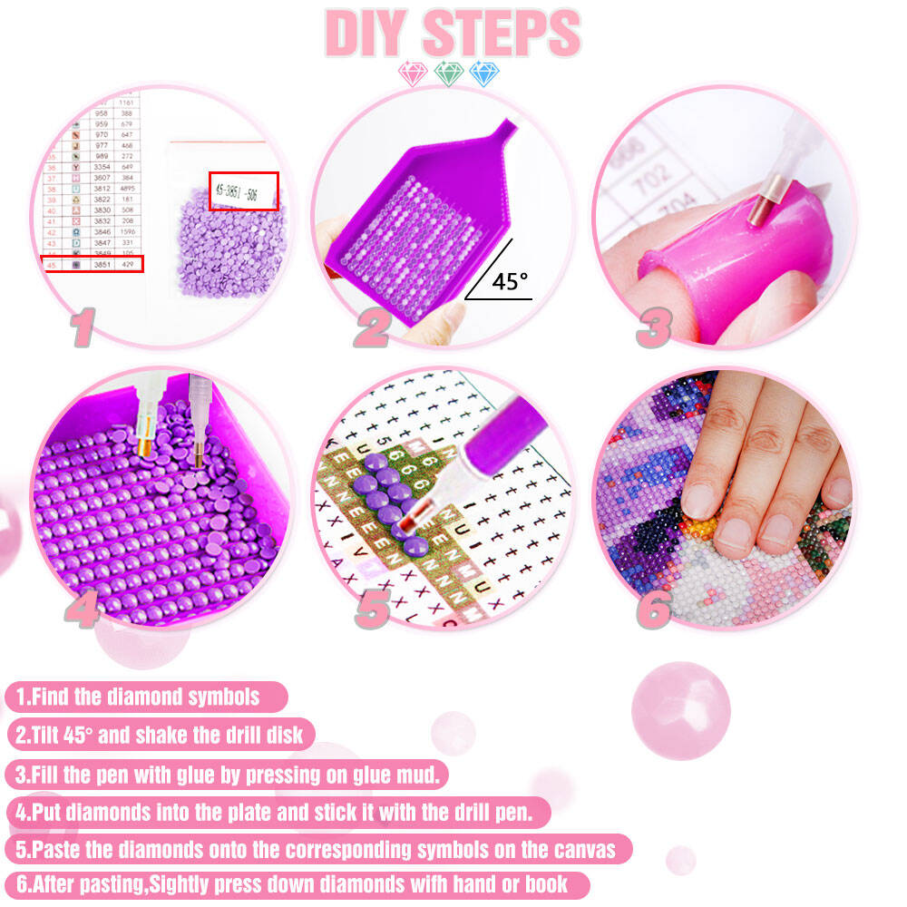 Huacan 5D DIY Pintura Diamante - Embroidery Icon avaliação e preço