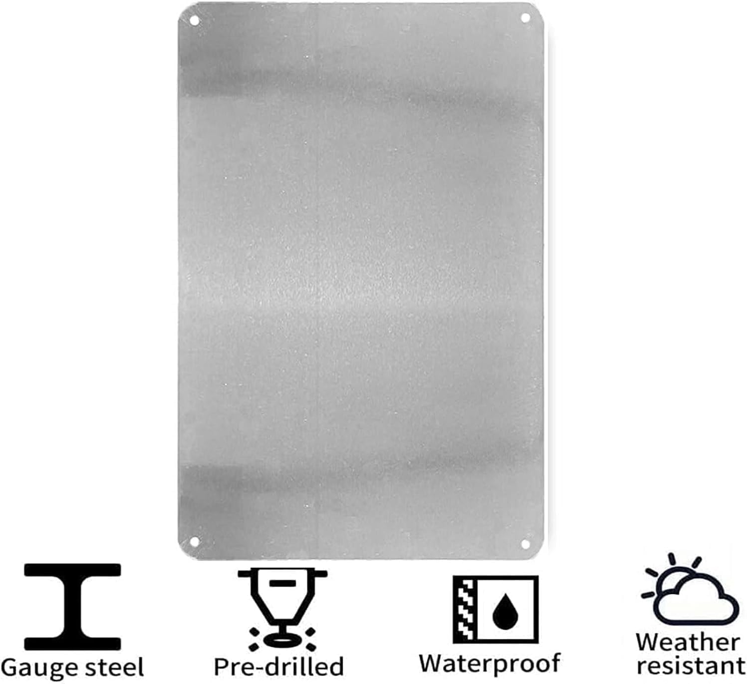 Placa de Metal Engraçada para  - Embroidery Water avaliação e preço