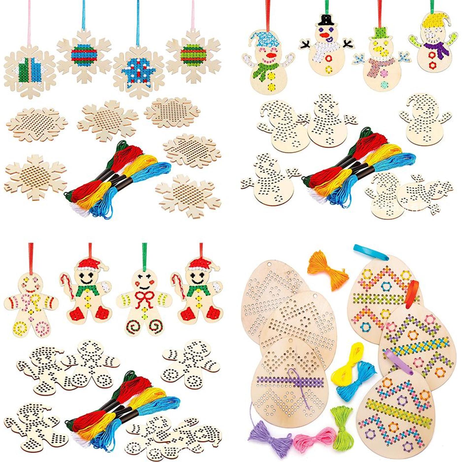 Pingente de Ponto Cruz com Ovo - Embroidery Xmas Decorations avaliação e preço