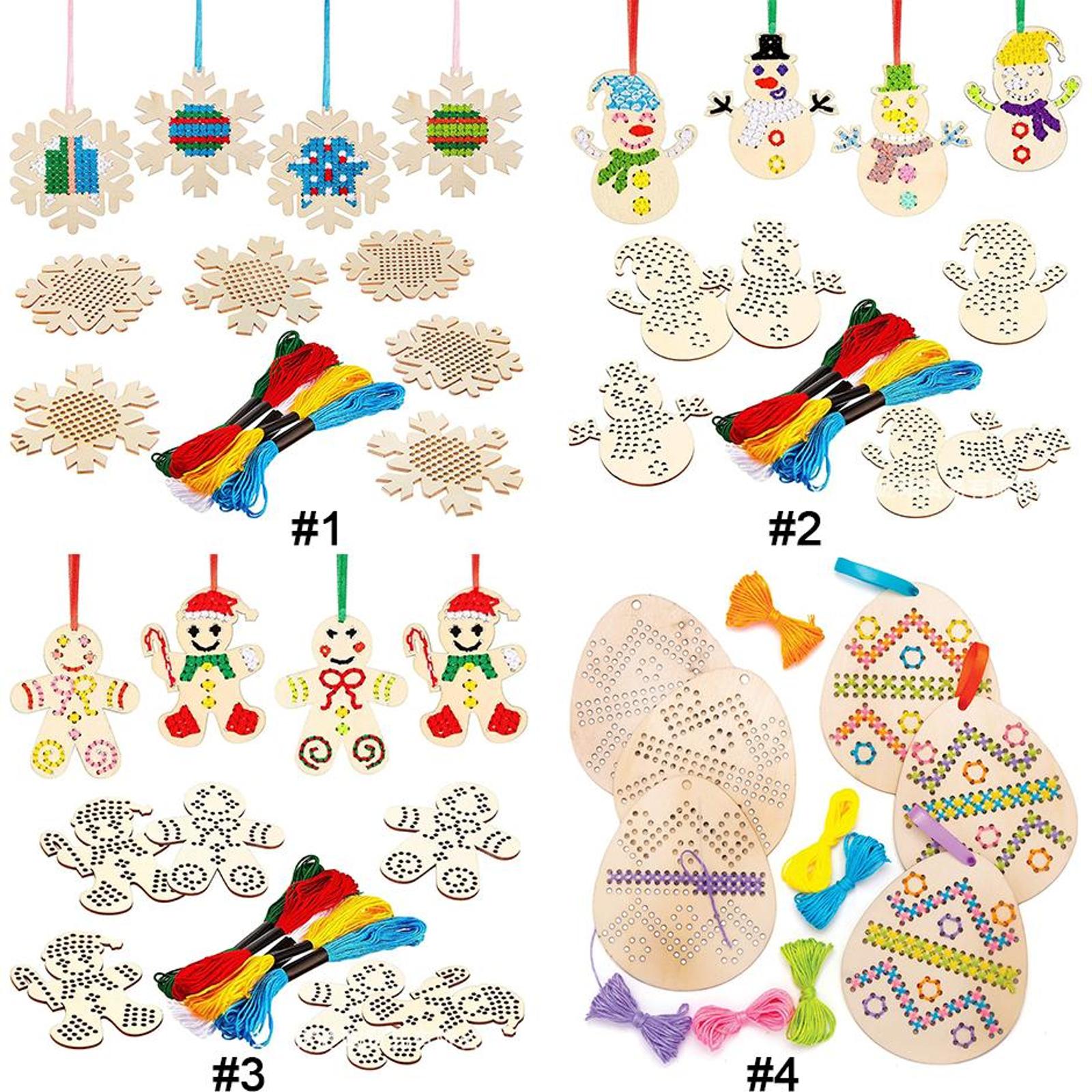 Pingente de Ponto Cruz com Ovo - Embroidery Xmas Decorations avaliação e preço