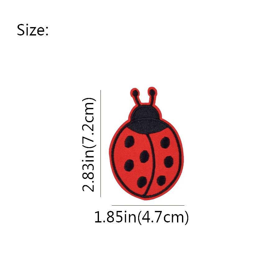 Patches para aplique a ferro e - Embroidery Lady Bug avaliação e preço