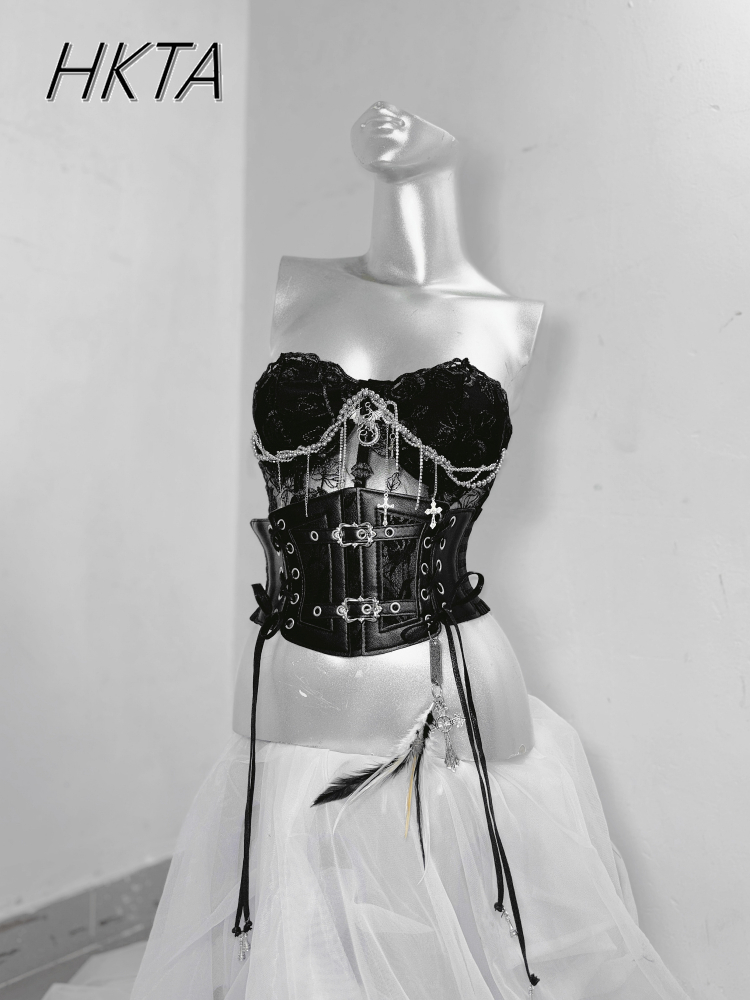 Estilo escuro goth metal corre - Embroidery Youtube avaliação e preço