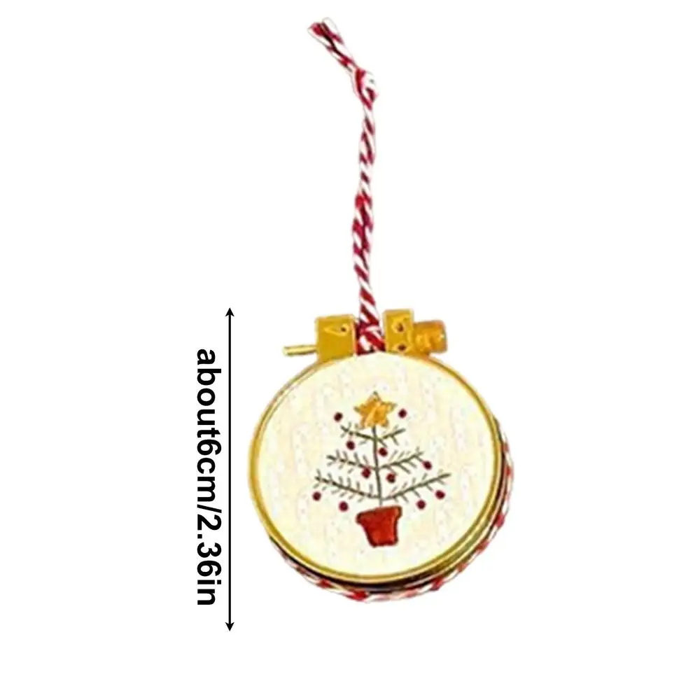 Natal 2025 notícias artesanal  - Embroidery Xmas Decorations avaliação e preço
