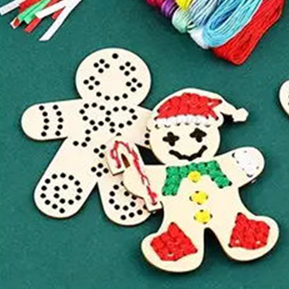 Ponto cruz pendurado pingente  - Embroidery Xmas Ornaments avaliação e preço