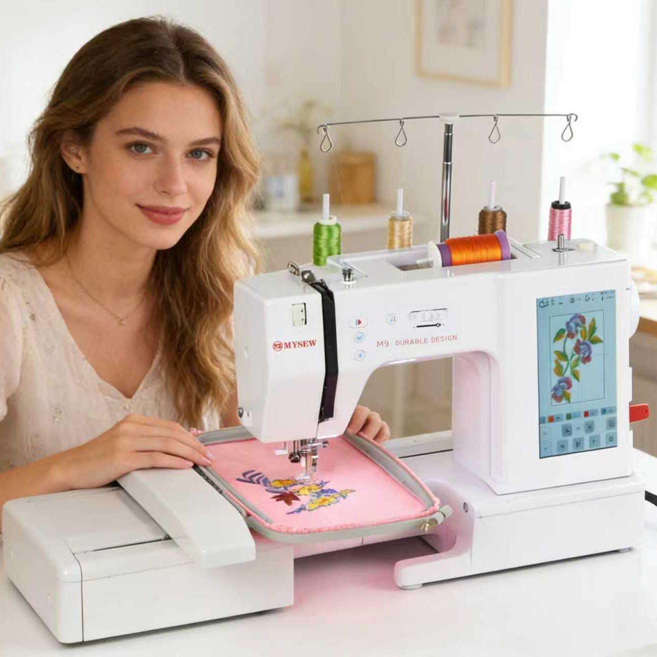 Máquina de Bordar Computadoriz - Embroidery Machine Computerized avaliação e preço