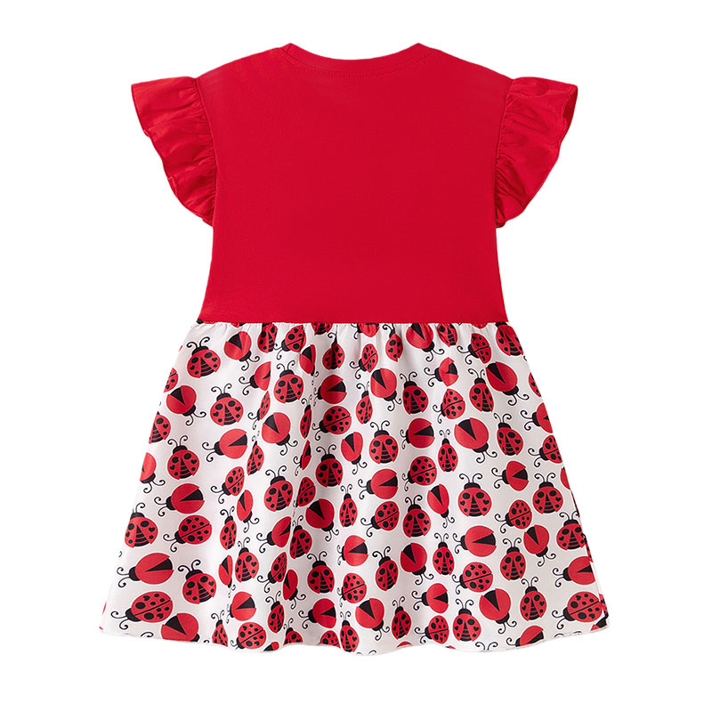 Vestidos de manga curta para m - Embroidery Lady Bug avaliação e preço