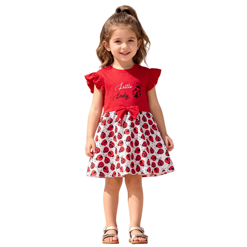 Vestidos de manga curta para m - Embroidery Lady Bug avaliação e preço