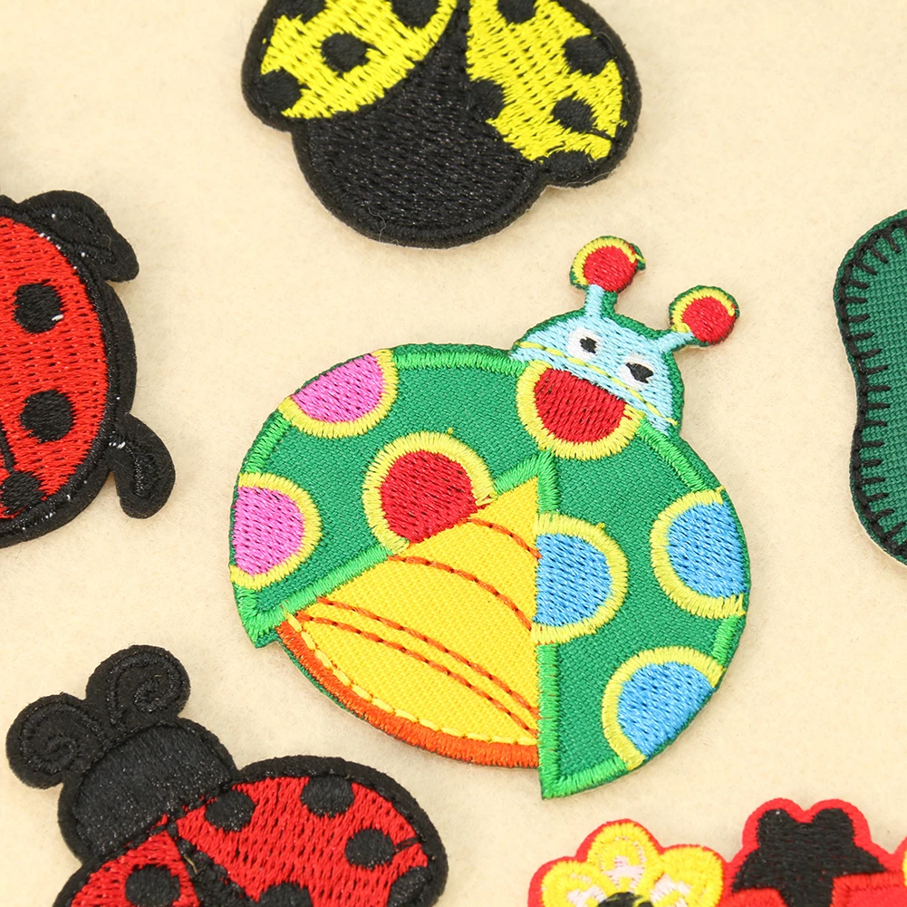 Cartoon Ladybug Decalques Bord - Embroidery Lady Bug avaliação e preço