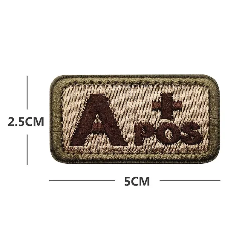 4PCS/A B AB O POS-NEG Emblemas - Embroidery Fonts avaliação e preço