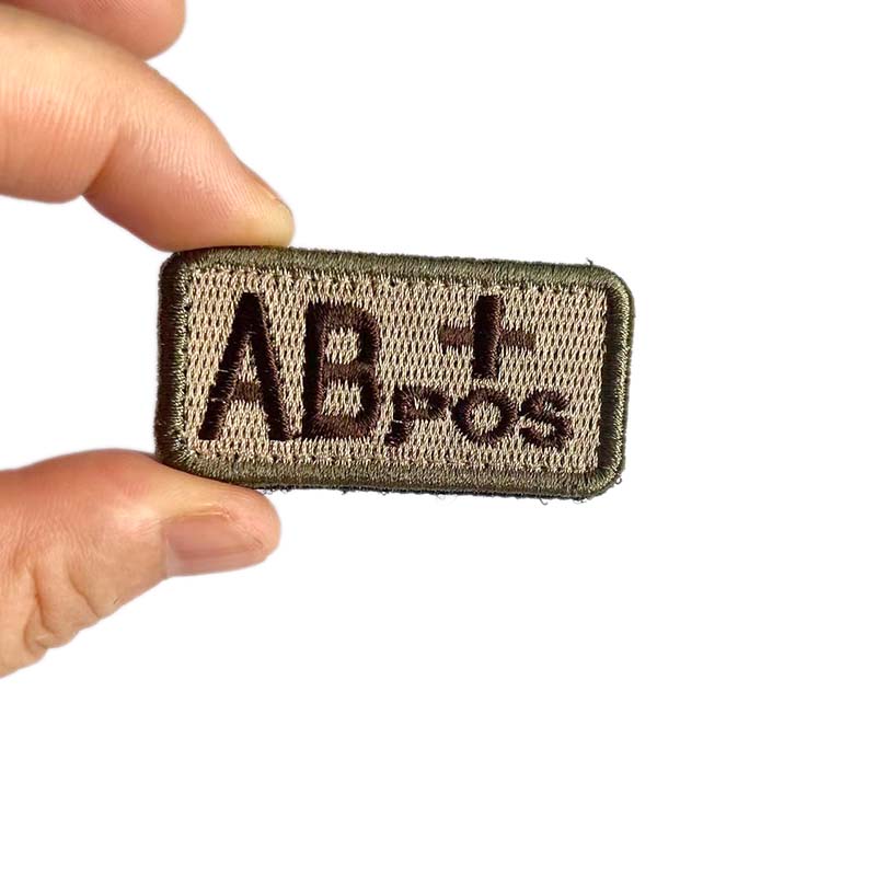 4PCS/A B AB O POS-NEG Emblemas - Embroidery Fonts avaliação e preço