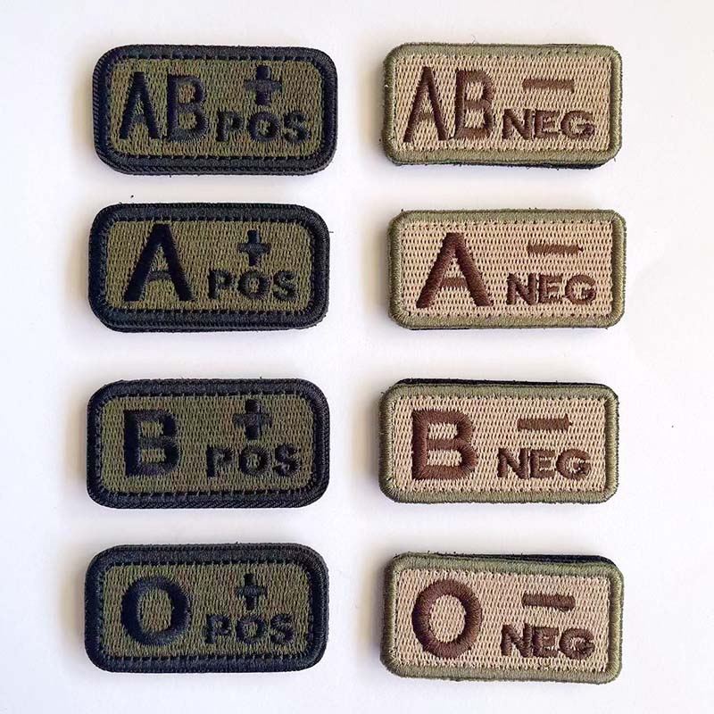 2.5*5cm, a b ab o POS-NEG tipo - Embroidery Fonts avaliação e preço