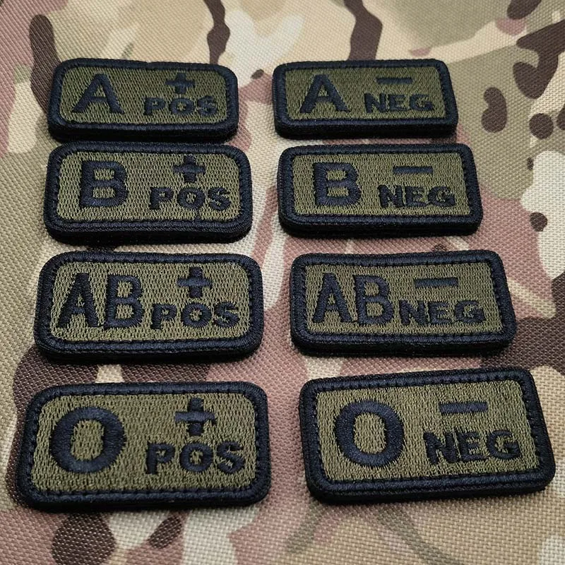 2.5*5cm, a b ab o POS-NEG tipo - Embroidery Fonts avaliação e preço