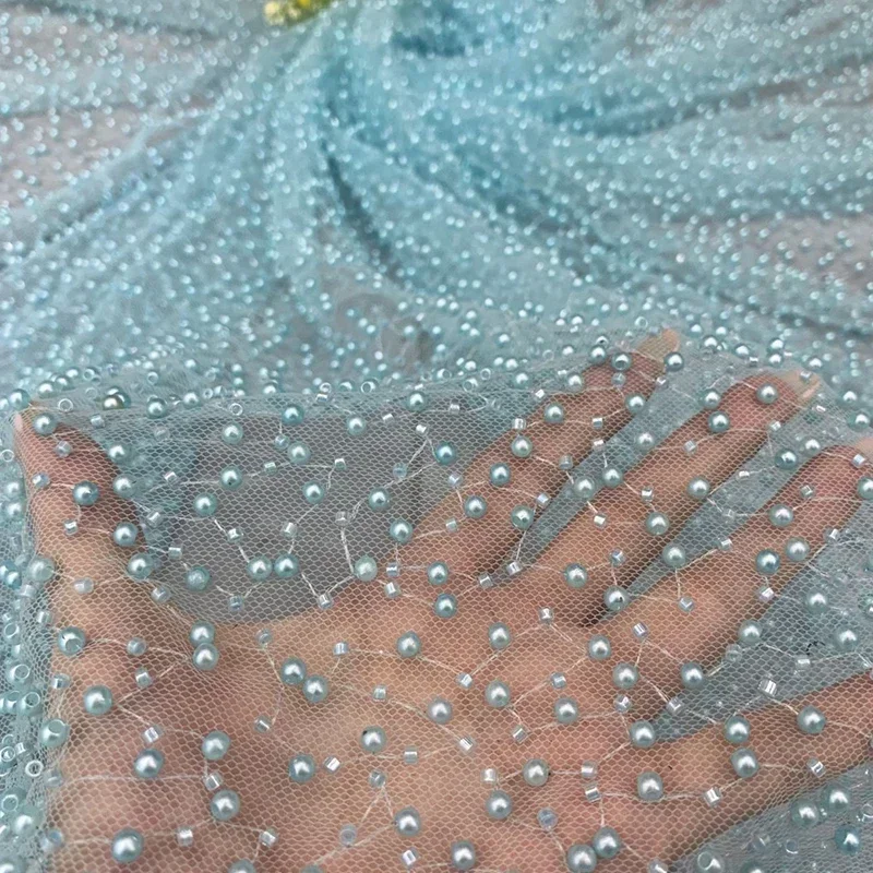 1 jarda tecido de malha pérola - Embroidery Youtube avaliação e preço