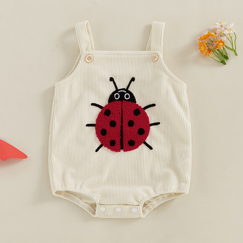Macacão de Verão para Bebês Se - Embroidery Lady Bug avaliação e preço