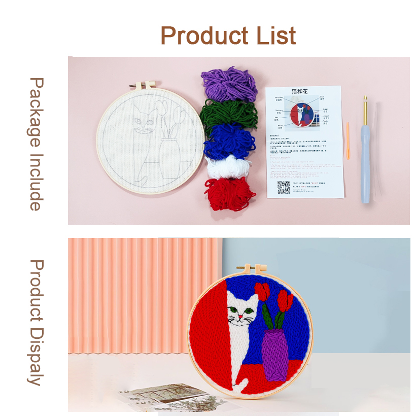 Kits Iniciais de Bordado com A - Punch Needle Handle avaliação e preço