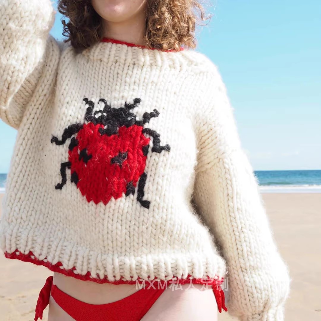 Sete estrelas joaninha padrão  - Embroidery Lady Bug avaliação e preço