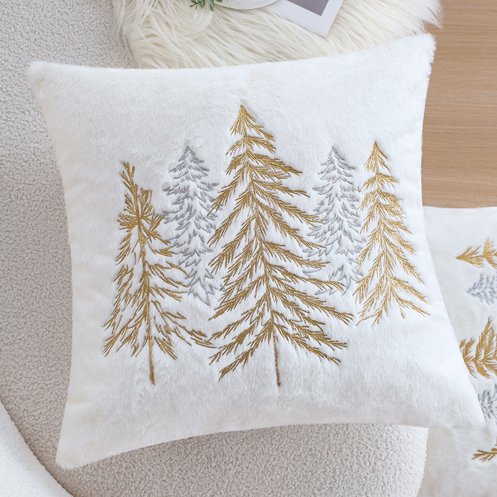 Natal falso pele de coelho cap - Embroidery Xmas Decorations avaliação e preço