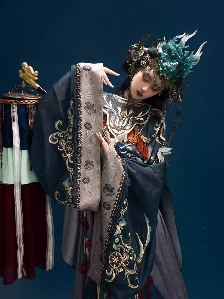 Traje de Fada da Ópera Nuo com - Embroidery Cotton avaliação e preço