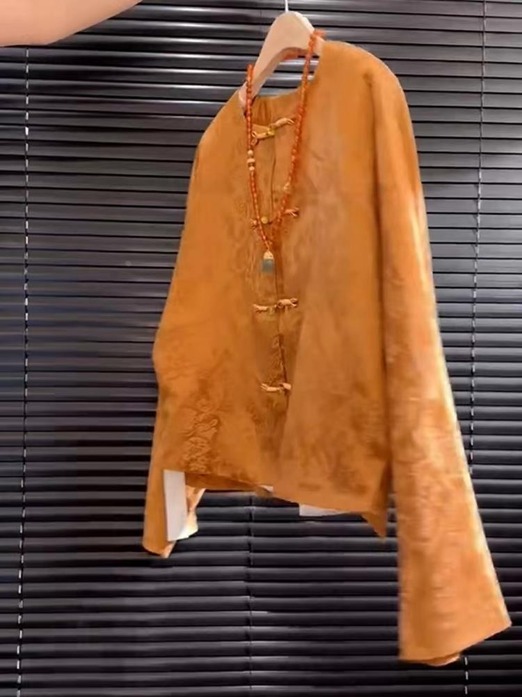 Novo Top de Seda Laranja de Al - Embroidery Youtube avaliação e preço